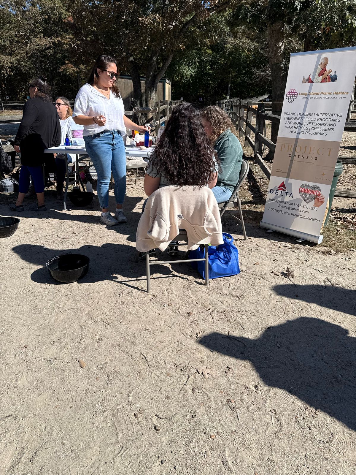 Long Island Pranic Healers outdoor community event